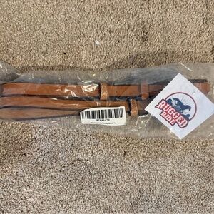 Rugged Ride Brown Leather replacement breast collar tug straps